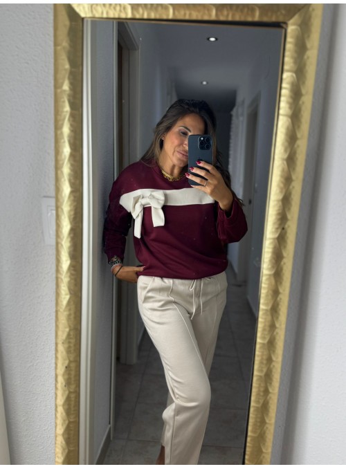 Sudadera lazos