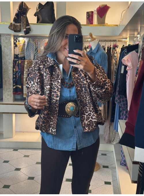 Bomber animal print